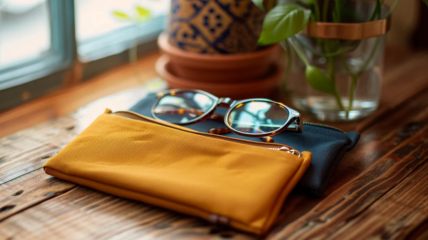 A Soft Pouch for Glasses: Keeping Your Eyewear Safe and Secure