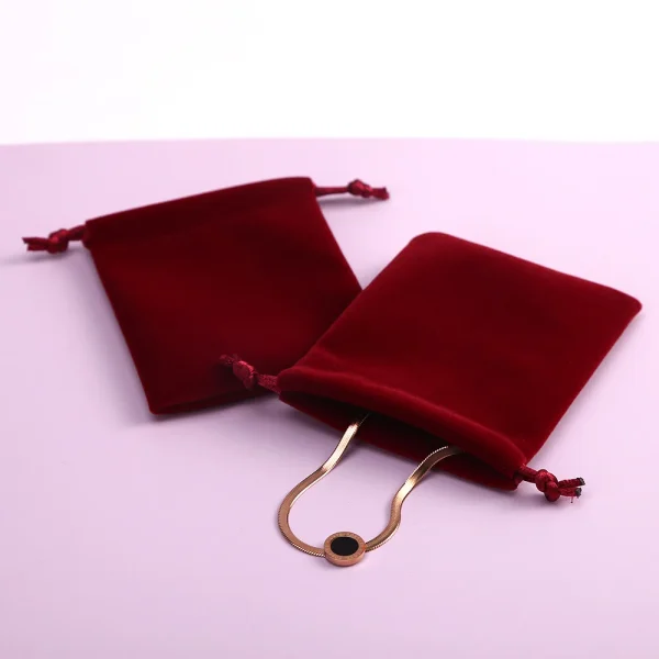 Velvet Pouch Custom Drawstring Gift Jewelry Bag-Softpouches