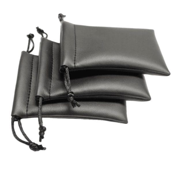 Waterproof PU Leather Pouch Uable Jewelry Storage Custom Wholesale For Business Events Promotion-Softpouches