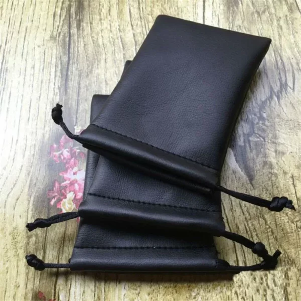 Waterproof PU Leather Pouch Uable Jewelry Storage Custom Wholesale For Business Events Promotion-Softpouches