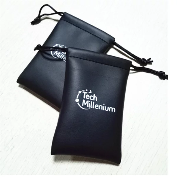 Waterproof PU Leather Pouch Uable Jewelry Storage Custom Wholesale For Business Events Promotion-Softpouches